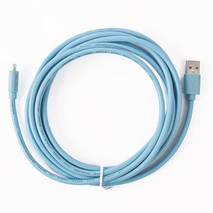 果立方蘋(píng)果數(shù)據(jù)線 為iPhone 5/5s及iPad 5設(shè)計(jì)的3米天藍(lán)色充電伴侶